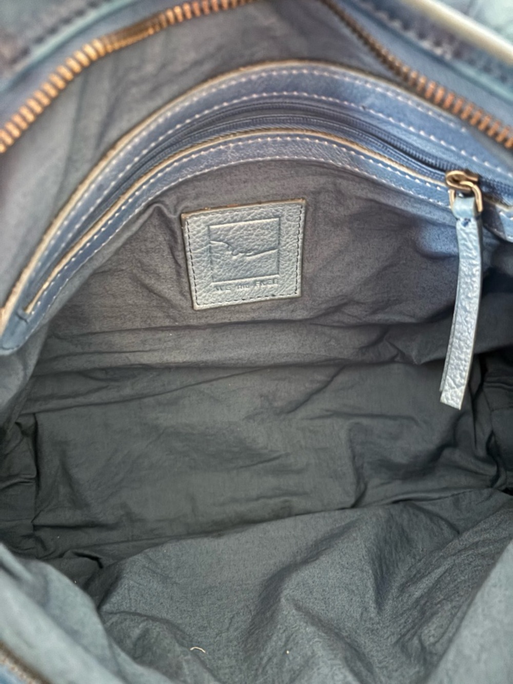We The Free Baby Emerson Tote Bag - Aqua Blue  - NWT- Free People - Picture 10 of 12